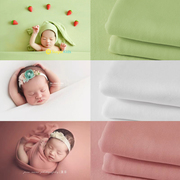 萌点宝宝拍照牛奶绒纯色背景布 新生儿摄影柔软铺垫毛毯影楼道具