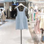 款perimitz女童牛仔裙，背带连衣裙韩国夏季儿童时尚裙子