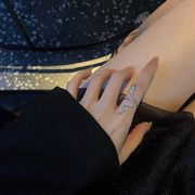 欧美蛇形戒指女网红ins潮小众设计感2022年时尚个性食指戒指