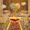 网红求婚创意生日惊喜道具浪漫表白用品装饰套餐室内气球场景布置