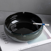 大号烟灰缸创意陶瓷烟缸家客厅轻奢办公室潮流烟缸