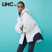 linc“设计师系列”2021廓形感短款羽绒服外套女y21602258
