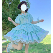 Lolita洋装短袖op连衣裙女