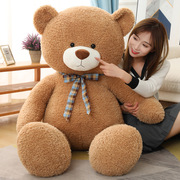 熊公仔(熊公仔)睡觉特大号毛绒玩具泰迪熊猫娃娃，女生抱抱熊玩偶圣诞节礼物