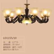 美式吊灯全铜客厅灯，简约现代大气轻奢卧室灯，欧式复古餐厅灯具