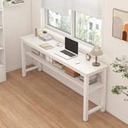 书桌家用电脑桌经济型学生学习桌卧室窄桌简易靠墙长条桌子工作台