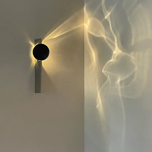 现代简约艺术壁灯设计师灯创意旋转灯具卧室客厅氛围背景壁灯
