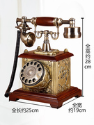 TQJ 欧式电话机座机家用固定 复古电话机创意老式仿古时尚