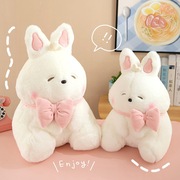 可爱小红书面包兔公仔毛绒兔子玩偶女生玩具生日礼物睡觉抱枕娃娃