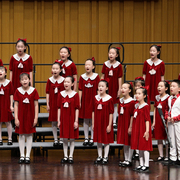 元旦儿童合唱服装演出服男女童礼服中小学生表演朗诵纱裙大合唱团