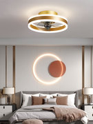 吸顶风扇灯2022年卧室餐厅家用现代简约摇头电扇灯吊扇灯一体