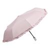 公主洋伞全自动花边，雨伞彩胶防晒太阳伞防紫外线，遮阳折叠晴雨两用