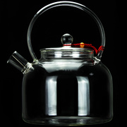 家用大容量耐热玻璃壶 透明耐高温明火烧水壶 大码煮茶器过滤茶壶