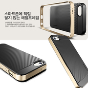 韩国verus适用于苹果se金属边框，硅胶套55s手机可爱保护壳韩