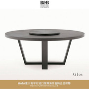 b&bitalia大理石，圆形轻奢餐桌，xilos意大利家具平行进口正版