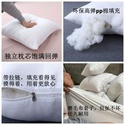 腰枕靠枕长版长方形沙发枕头米白棉麻抱枕套不含芯现代简约牀