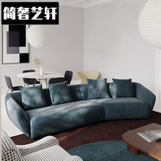 简约组合风格设计师异形客厅意式北欧沙发厂ins现代弧形沙发轻奢