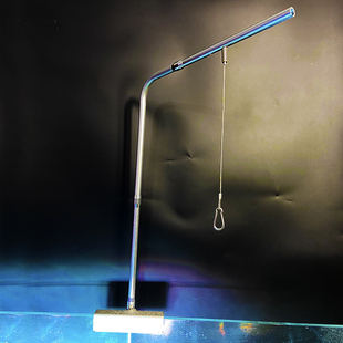 led水族灯鱼缸灯具支架，吊装型伸缩铝型材，支架海水草鱼缸圆管灯架