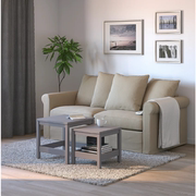 宜家IKEA格罗恩里德双人沙发床简约布艺沙发小户型沙发床可折叠