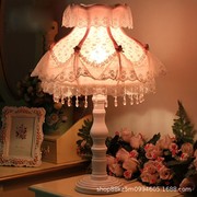 网红台灯卧室床头灯少女公主，房浪漫温馨可调光遥控结婚房礼物
