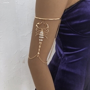 蝎子暗黑系夸张臂环女金属设计臂镯夸张手环袖箍配饰手链镯子