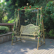 室外秋千花园庭院铁艺阳台双人家用椅子成人吊篮摇椅吊椅户外