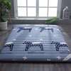 日式透气竹炭加厚榻榻米床垫软垫1.5m地铺睡垫折叠懒人床褥子定制