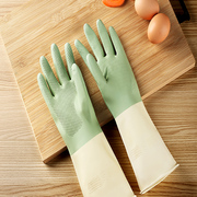 家务洗碗手套加厚防水耐用厨房刷锅洗菜洗衣服女家用清洁家用橡胶