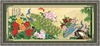 客厅大幅3d十字绣，牡丹花开富贵孔雀，d1219精准印花风景系列