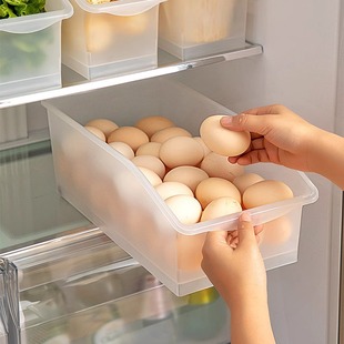 鸡蛋收纳盒冰箱用厨房冷藏食品蔬菜水果抽屉，储物食物保鲜整理神器