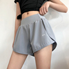 运动短裤女夏季防走光宽松瑜伽裤跑步训练透气速干高腰健身裤