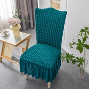全包欧式裙边连体椅子，套罩万能通用一体，全包高级椅子套罩2023