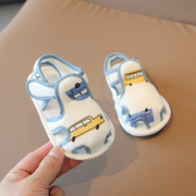 婴儿凉鞋婴幼儿1岁宝宝鞋子，夏季软底学前鞋男宝宝，6一12月婴儿布鞋