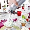法国mastrad奶油发泡器咖啡，裱花喷射器烘焙虹吸瓶不锈钢奶油喷