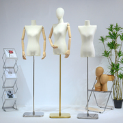 韩版平肩锁骨模特道具女半身服装店女装橱窗直角肩模特人偶展示架