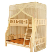 上下床蚊帐子母床上下铺，1.5米一体1.2米实木儿r童床双层床高低蚊