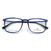 Montagut梦特娇M8119F蓝色超轻防滑板材眼镜框架 品牌好货专卖