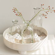 迷你小花瓶玻璃透明客厅插花摆件高级感ins网红鲜花干花餐桌创意
