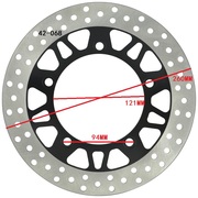 适配天浪AN250 AN400 AN650配件 摩托车刹车盘 前制动碟刹盘