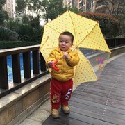 极速日本儿童雨伞2-3-7岁宝宝防夹手幼儿园小童中童透明窗男女童