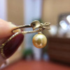 DIY珍珠配件 S925纯银蝴蝶结磨砂款甜美戒指指环可调节半成品银饰