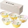 日本进口香兰社黄玫瑰有田烧茶碗茶具礼盒套装商务