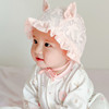 春夏婴儿帽子婴幼儿蕾丝柔软公主，帽女宝宝可爱兔，耳朵新生儿遮阳帽