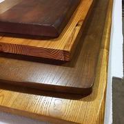 实木板面桌面板实木板电脑桌子，松木老餐桌，飘窗桌板整张原木吧台板