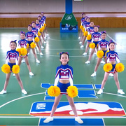 六一儿童节啦啦队演出服团体比赛开幕式少儿活力动感啦啦操健身操