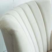 美式单人沙发小户型布艺沙发椅子卧室客厅复古实木小沙发老虎椅