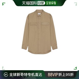 香港直邮潮奢 Off-White 男士 斜纹布军装风衬衫式衬衫 OMES005F2