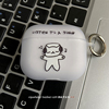 耳机小白猫，airpods保护套pro2代1/3/4/5无线蓝牙外壳磨砂半透明可爱简约新款适用苹果耳机保护壳防摔女生