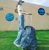 拉杆包女大容量手提旅行袋，时尚韩版短途旅游旅行包，折叠登机包
