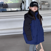 韩国童装儿童羽绒服加厚面包，服男童女童宝宝中大童青少年冬装外套